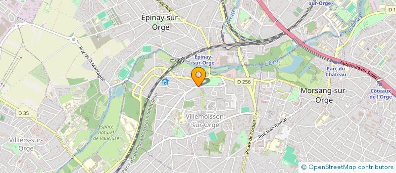 localisation de l'entreprise SS AUTO à VILLEMOISSON-SUR-ORGE