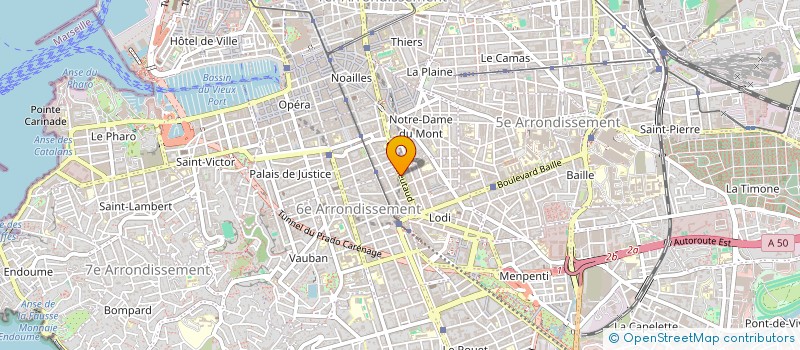 localisation de l'entreprise SS BAT  MARSEILLE