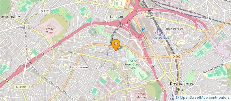 localisation de l'entreprise SS BEAUTY  ROSNY-SOUS-BOIS