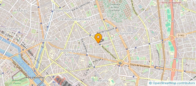 localisation de l'entreprise SS BEAUTY  PARIS