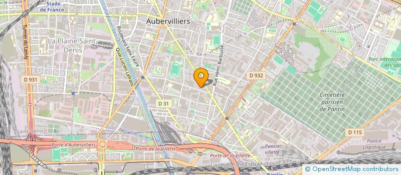localisation de l'entreprise SS COUTURE à AUBERVILLIERS