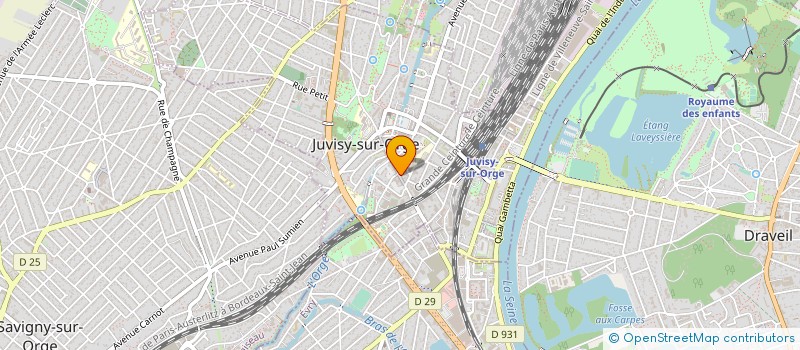 localisation de l'entreprise SS DISTRIBUTION à JUVISY-SUR-ORGE