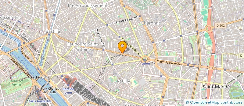 localisation de l'entreprise SS DISTRIBUTION  PARIS 11