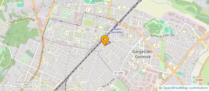 localisation de l'entreprise SS ENTREPRISE  GARGES-LES-GONESSE