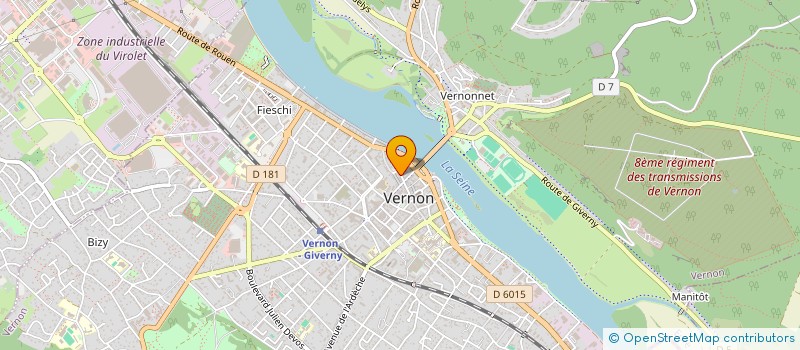 localisation de l'entreprise SS FORMATION  VERNON