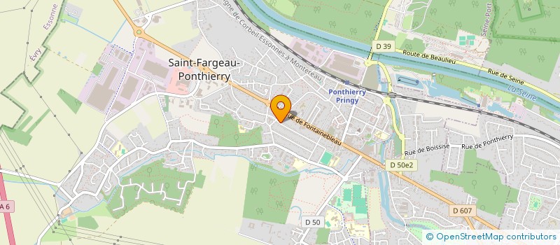 localisation de l'entreprise SS IMMOBILIER  SAINT-FARGEAU-PONTHIERRY