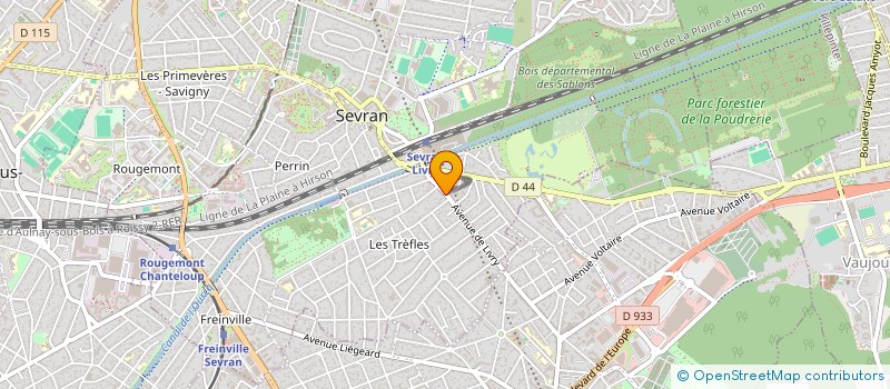 localisation de l'entreprise SS MULTI SERVICES à SEVRAN