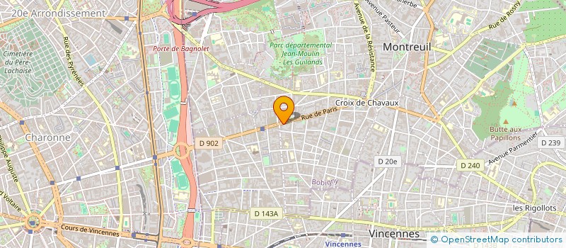 localisation de l'entreprise SS NETTOYAGE à MONTREUIL