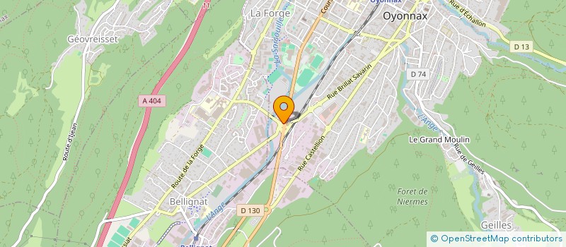 localisation de l'entreprise SS PRESTIGE AUTO à OYONNAX