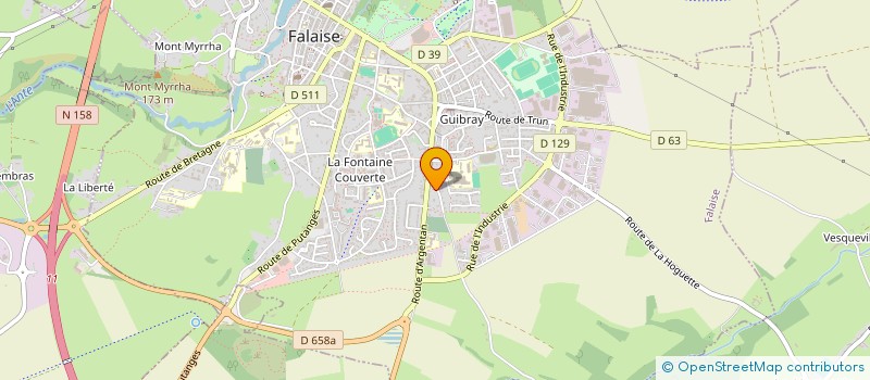 localisation de l'entreprise SS RENOVATION  FALAISE