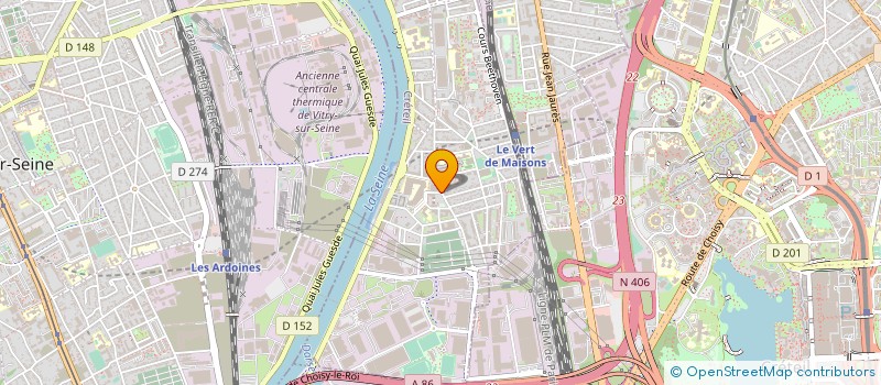 localisation de l'entreprise SS TRANSPORT à ALFORTVILLE