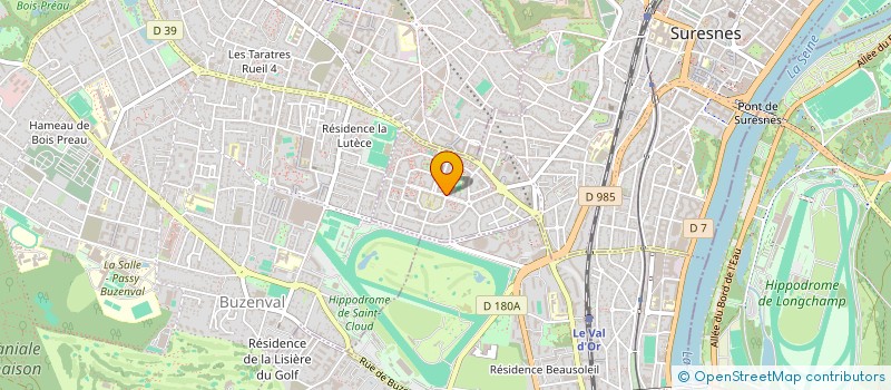 localisation de l'entreprise SS TRANSPORT à SURESNES