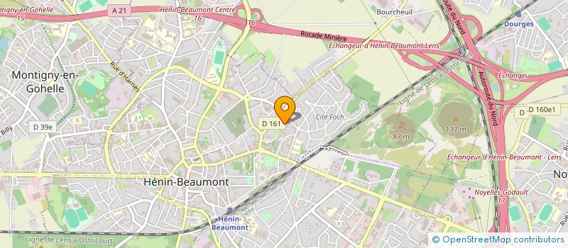 localisation de l'entreprise SS.Y à HENIN-BEAUMONT