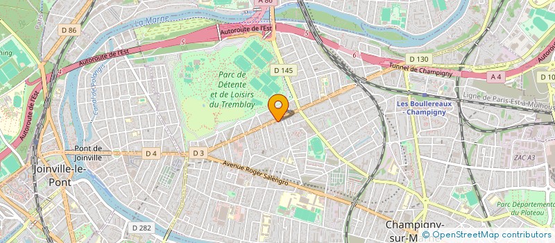 localisation de l'entreprise SS24 à CHAMPIGNY-SUR-MARNE
