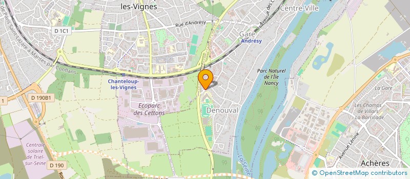 localisation de l'entreprise SS2A à ANDRESY