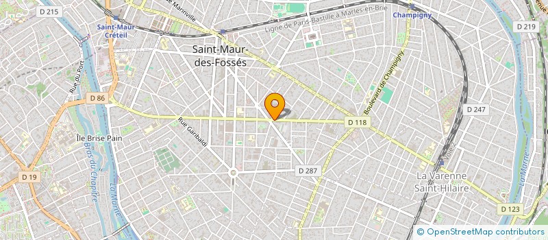 localisation de l'entreprise SSAG ET SERGE à SAINT-MAUR-DES-FOSSES