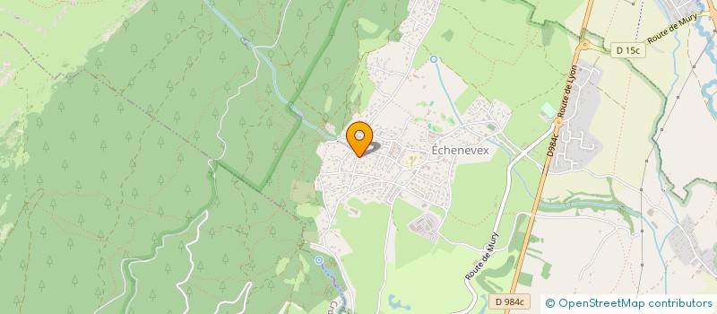 localisation de l'entreprise SSAJ CLEMENT  ECHENEVEX