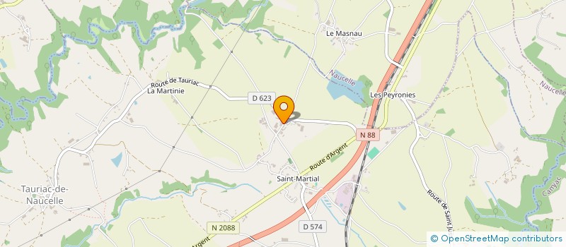 localisation de l'entreprise SSAM  TAURIAC-DE-NAUCELLE