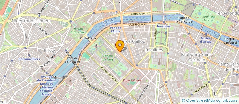 localisation de l'entreprise SSATECH à PARIS