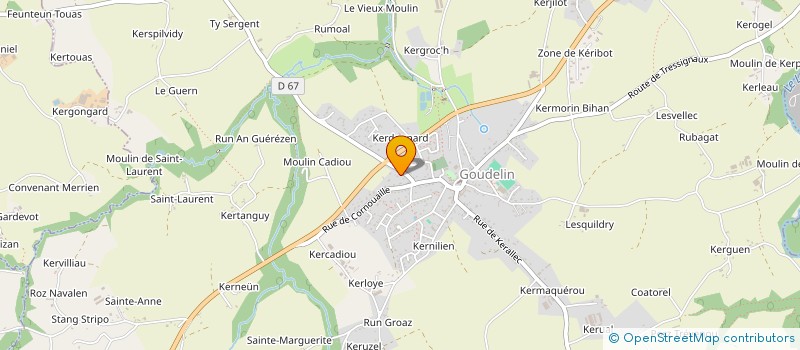 localisation de l'entreprise SSAW à GOUDELIN