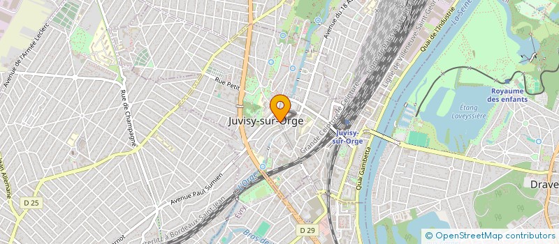 localisation de l'entreprise SSB à JUVISY-SUR-ORGE