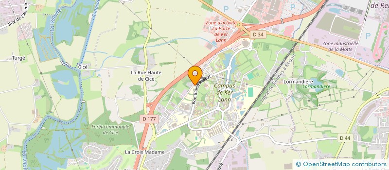 localisation de l'entreprise SSB à BRUZ