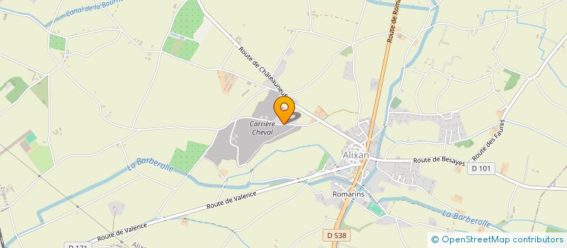 localisation de l'entreprise SSB  ALIXAN