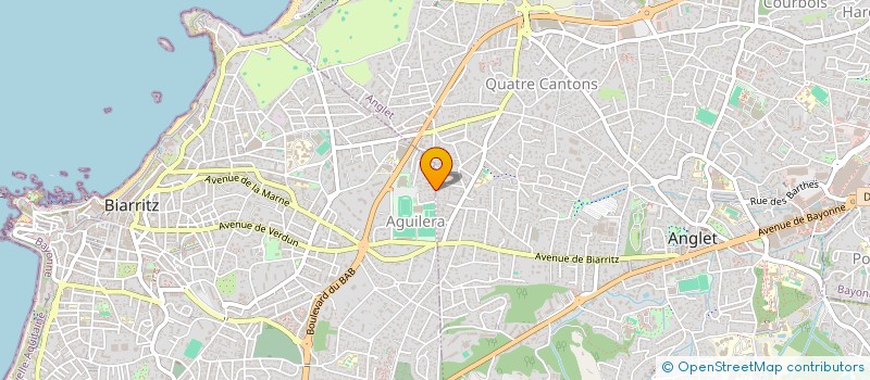 localisation de l'entreprise SSB  ANGLET