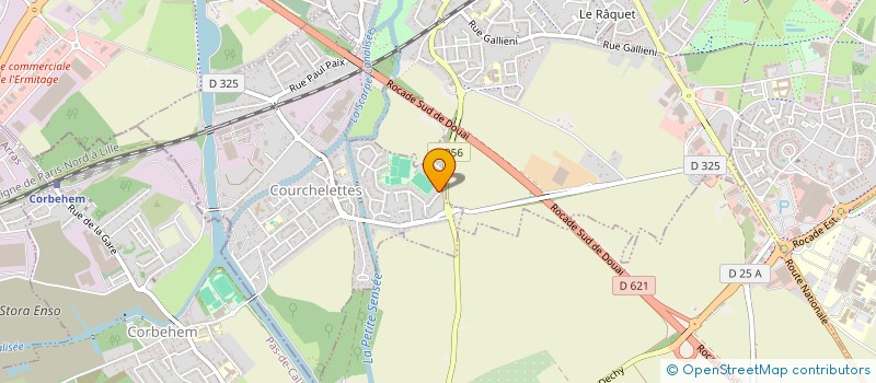 localisation de l'entreprise SSB  COURCHELETTES