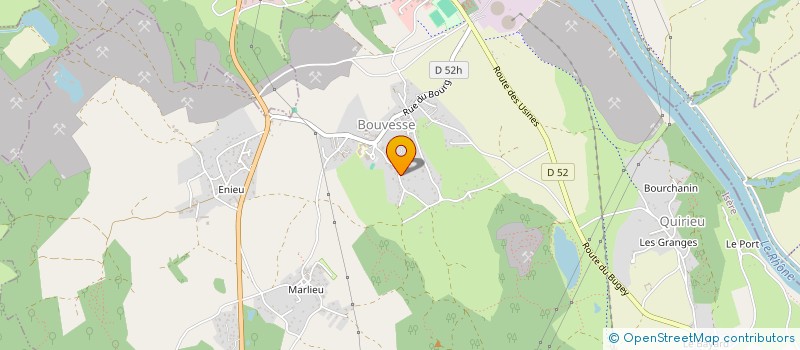 localisation de l'entreprise SSB DESOSS  TIGNIEU-JAMEYZIEU