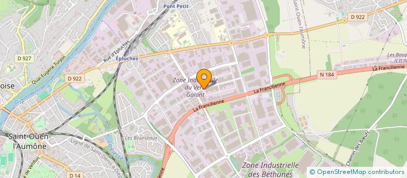 localisation de l'entreprise SSB GESTION  SAINT-OUEN-L'AUMONE