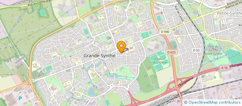 localisation de l'entreprise SSB K à GRANDE-SYNTHE