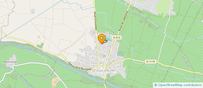 localisation de l'entreprise SSBD  CUXAC-D'AUDE