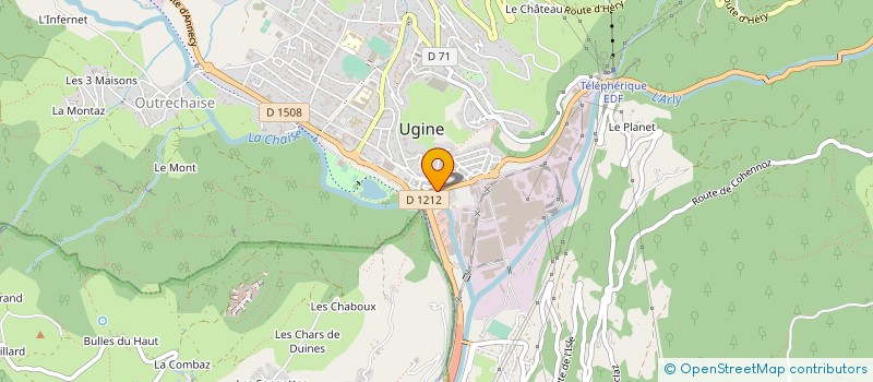 localisation de l'entreprise SSC à UGINE