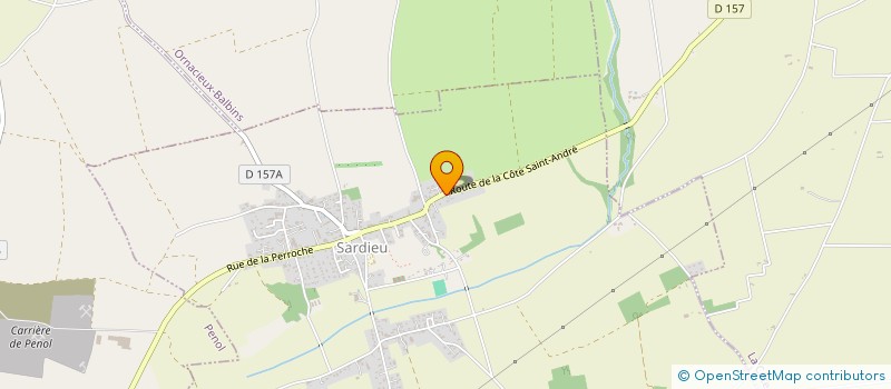 localisation de l'entreprise SSC  SARDIEU