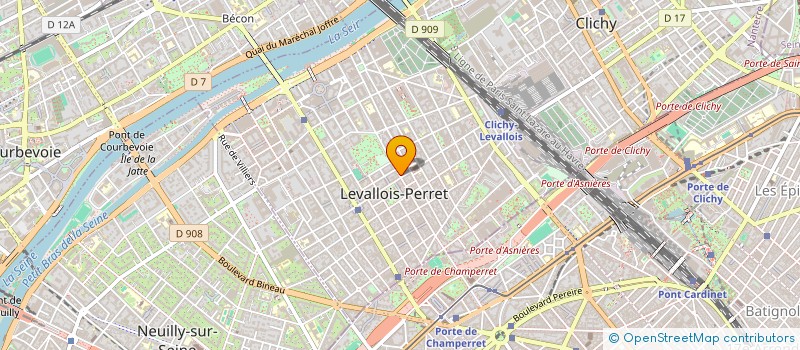 localisation de l'entreprise SSC FOOD CORP à LEVALLOIS PERRET