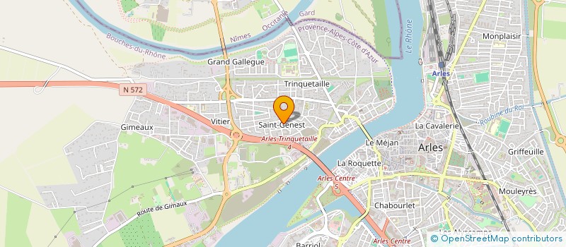 localisation de l'entreprise SSCC à ARLES