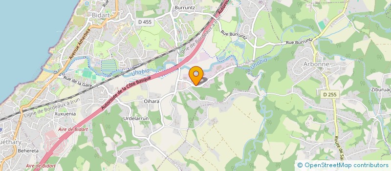 localisation de l'entreprise SSCI DMBJ à BIDART