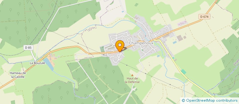 localisation de l'entreprise SSCI DU GRAND COURONNE  CHAMPENOUX