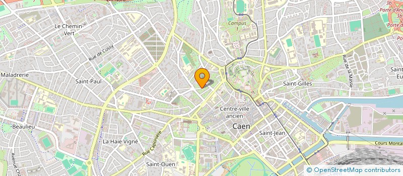 localisation de l'entreprise SSCV SAINT MANVIEU à CAEN
