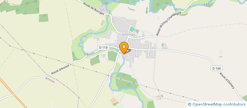 localisation de l'entreprise SSD  VORNAY