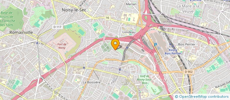 localisation de l'entreprise SSD à NOISY-LE-SEC