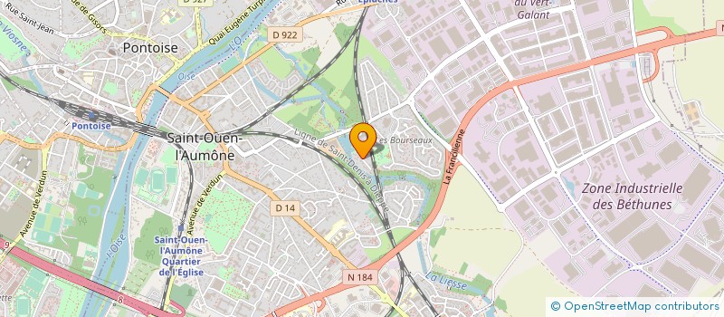 localisation de l'entreprise SSDSP  SAINT-OUEN-L'AUMONE
