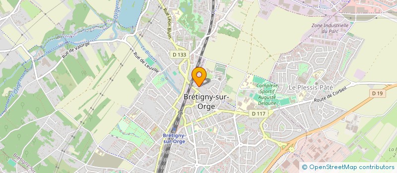 localisation de l'entreprise SSDV à BRETIGNY-SUR-ORGE