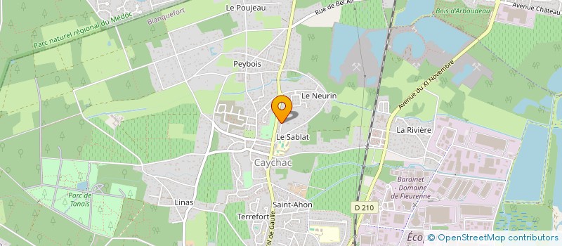 localisation de l'entreprise SSE DESCARTES à BLANQUEFORT