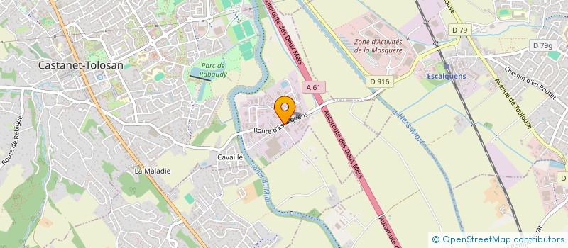 localisation de l'entreprise SSECCAF à CASTANET-TOLOSAN