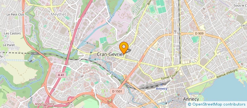 localisation de l'entreprise SSEM ASSOCIATION à ANNECY