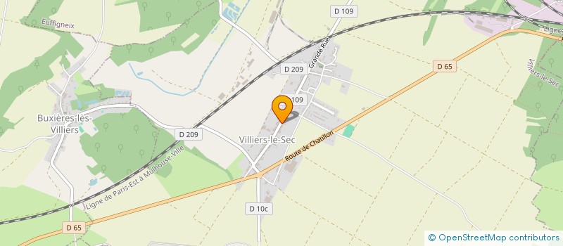 localisation de l'entreprise SSEVATA à VILLIERS-LE-SEC