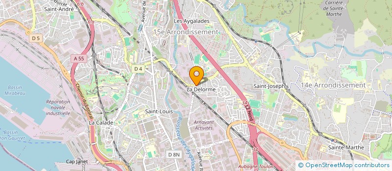 localisation de l'entreprise SSF à MARSEILLE