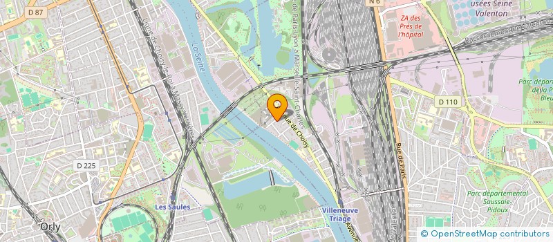 localisation de l'entreprise SSF  VILLENEUVE-SAINT-GEORGES